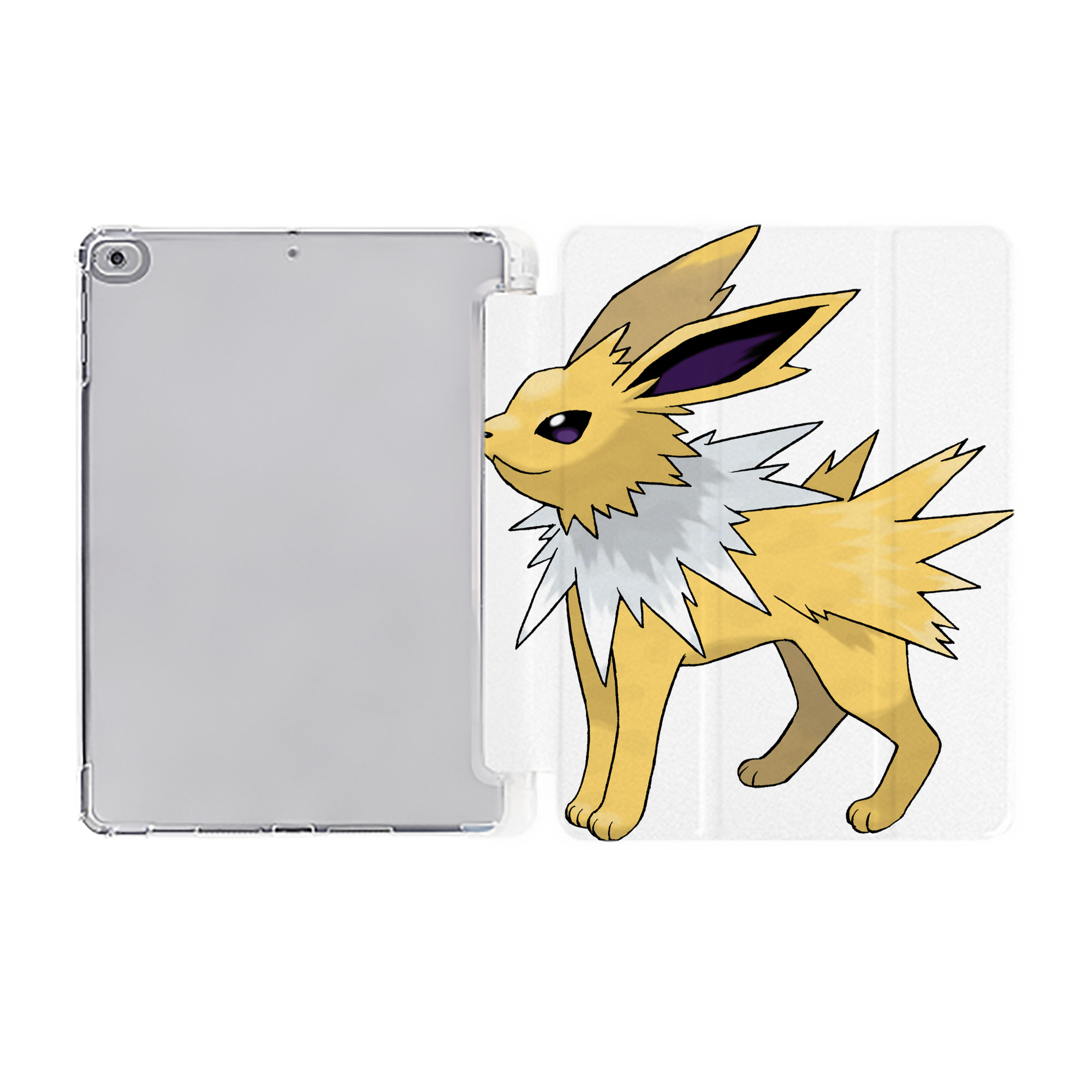 （画像用） ポケットモンスター Pokémon IPad ケース ペン収納付き 三つ折りスタンド PUレザー×シリコン 対応機種9.5/10.5/10.9インチ